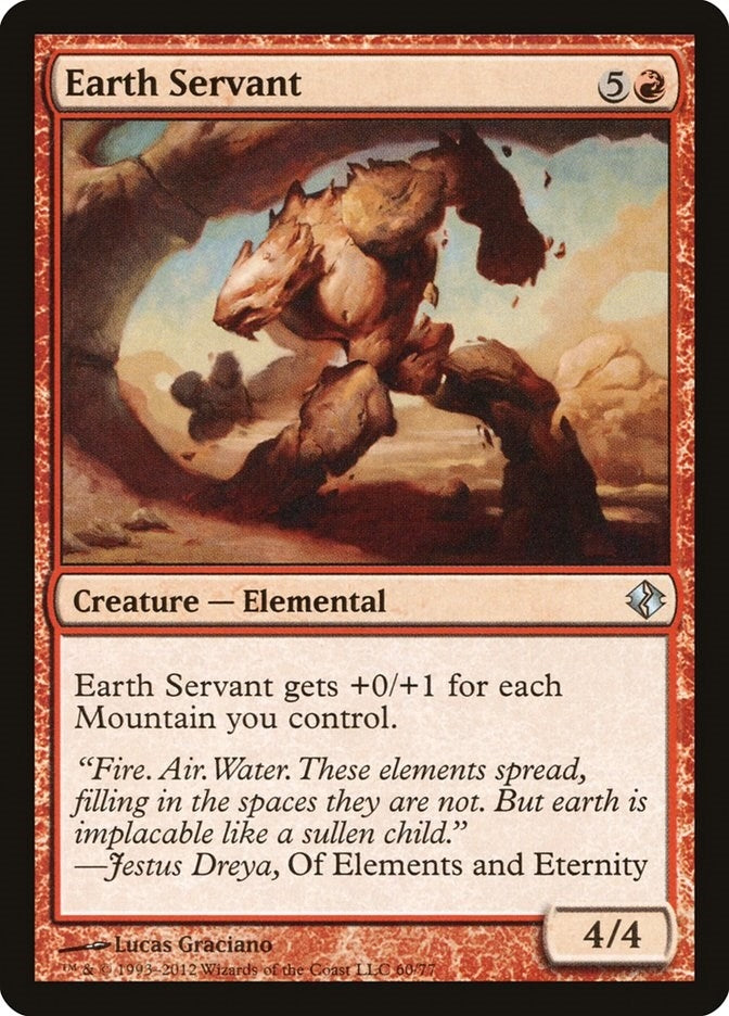 Image for Earth Servant (Duel Decks: Venser vs. Koth) (60) - Magic: The Gathering