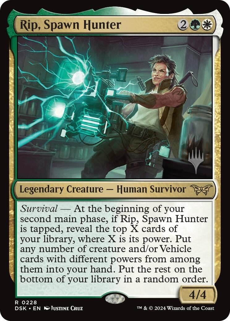 Image for Rip, Spawn Hunter (Promo Pack: Duskmourn: House of Horror) (228) - Magic: The Gathering