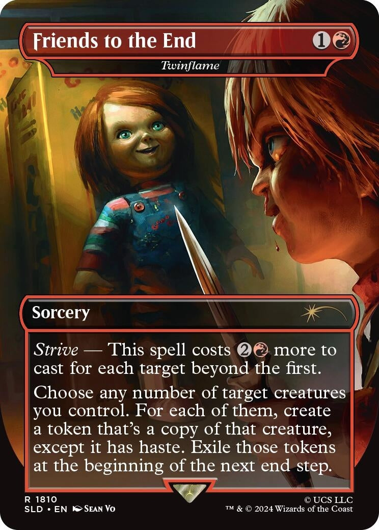 Image for Friends to the End - Twinflame (Secret Lair Drop Series) (1810) - Magic: The Gathering