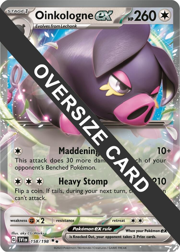 Image for Oinkologne ex (Jumbo Cards) (158/198) - Pokemon