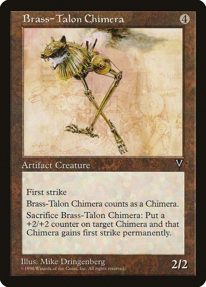 Image for Brass-Talon Chimera (Visions) (142) - Magic: The Gathering