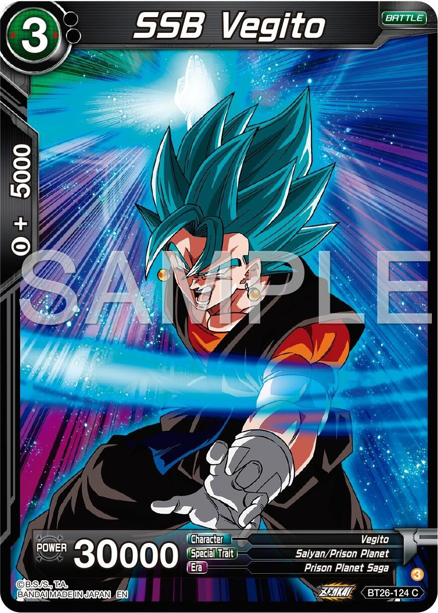 Image for SSB Vegito (Ultimate Advent) (BT26-124) - Dragon Ball Super: Masters