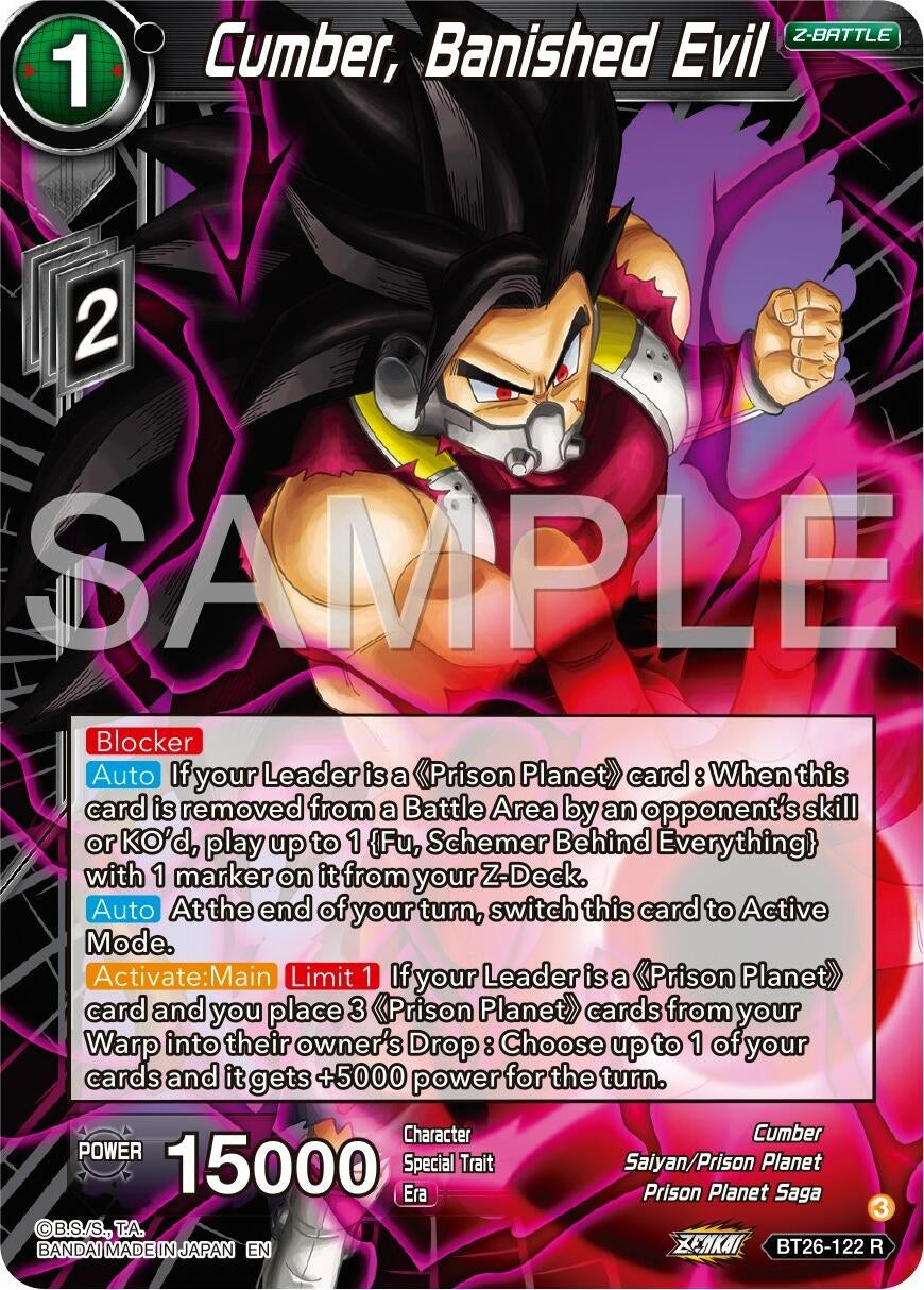Image for Cumber, Banished Evil (Ultimate Advent) (BT26-122) - Dragon Ball Super: Masters