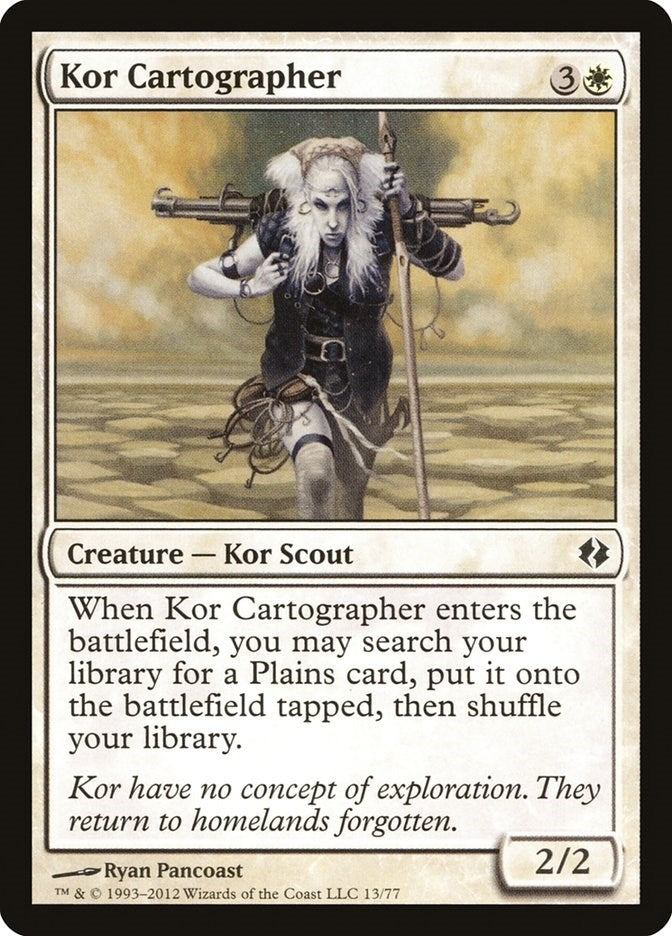 Image for Kor Cartographer (Duel Decks: Venser vs. Koth) (13) - Magic: The Gathering