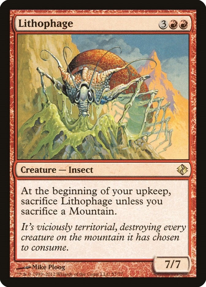 Image for Lithophage (Duel Decks: Venser vs. Koth) (57) - Magic: The Gathering