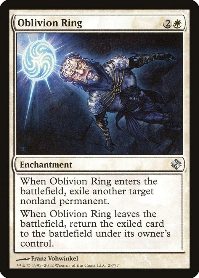 Image for Oblivion Ring (Duel Decks: Venser vs. Koth) (28) - Magic: The Gathering
