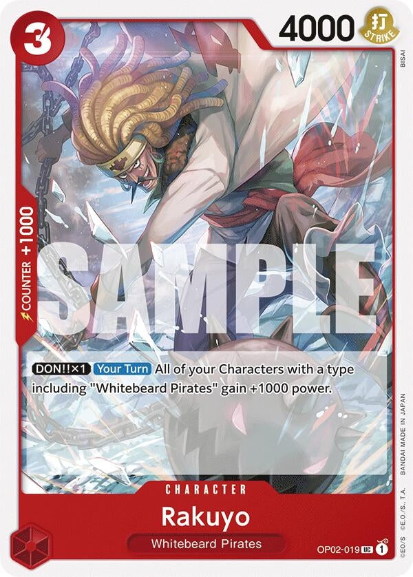 Image for Rakuyo (Starter Deck 15: RED Edward.Newgate) (OP02-019) - One Piece Card Game