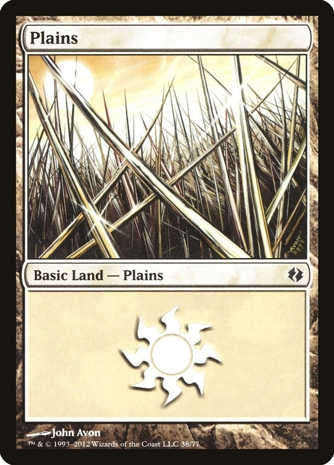 Image for Plains (38) (Duel Decks: Venser vs. Koth) (38) - Magic: The Gathering