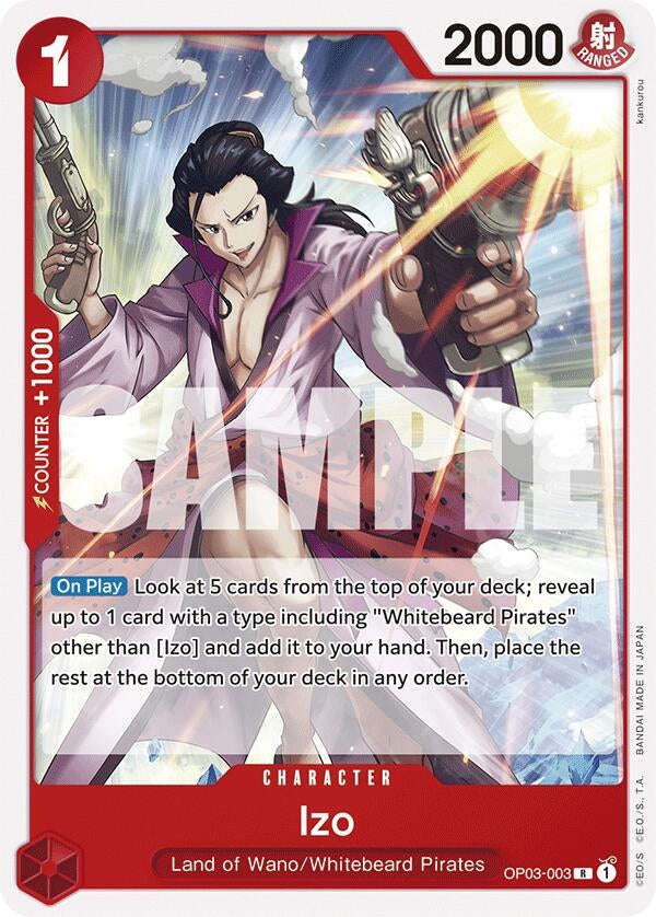 Image for Izo (Starter Deck 15: RED Edward.Newgate) (OP03-003) - One Piece Card Game