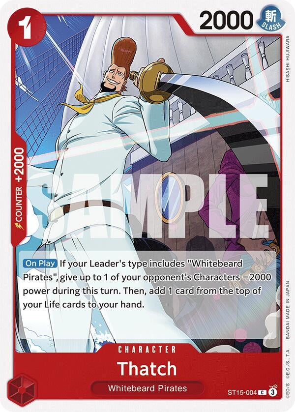 Image for Thatch (Starter Deck 15: RED Edward.Newgate) (ST15-004) - One Piece Card Game