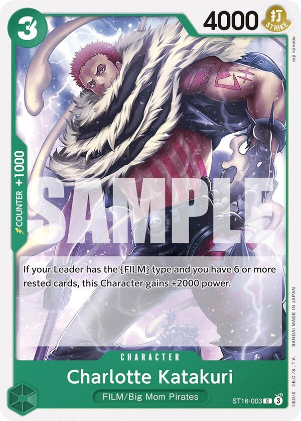 Image for Charlotte Katakuri (Starter Deck 16: GREEN Uta) (ST16-003) - One Piece Card Game