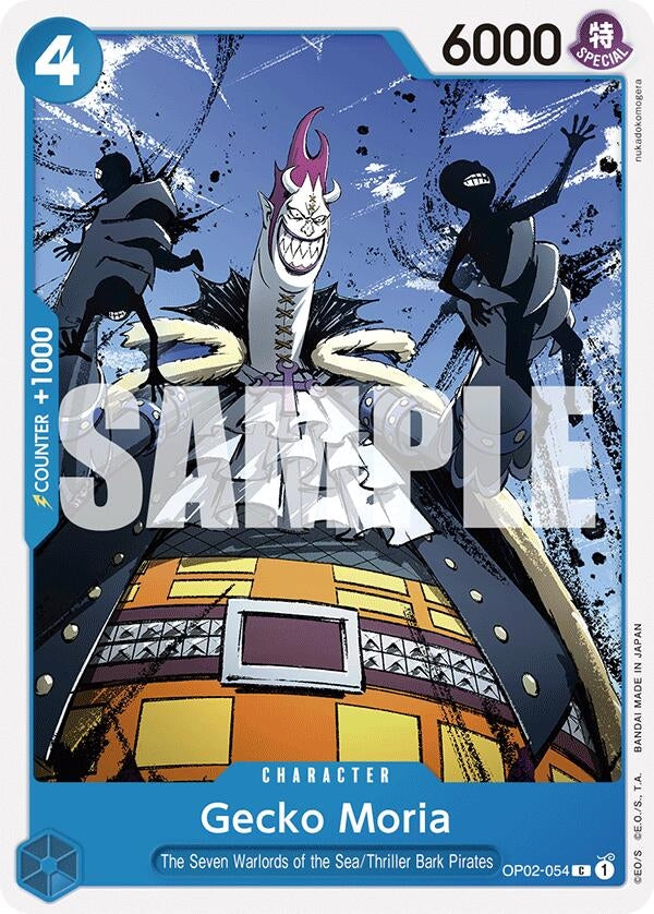 Image for Gecko Moria (OP02-054) (Starter Deck 17: BLUE Donquixote Doflamingo) (OP02-054) - One Piece Card Game