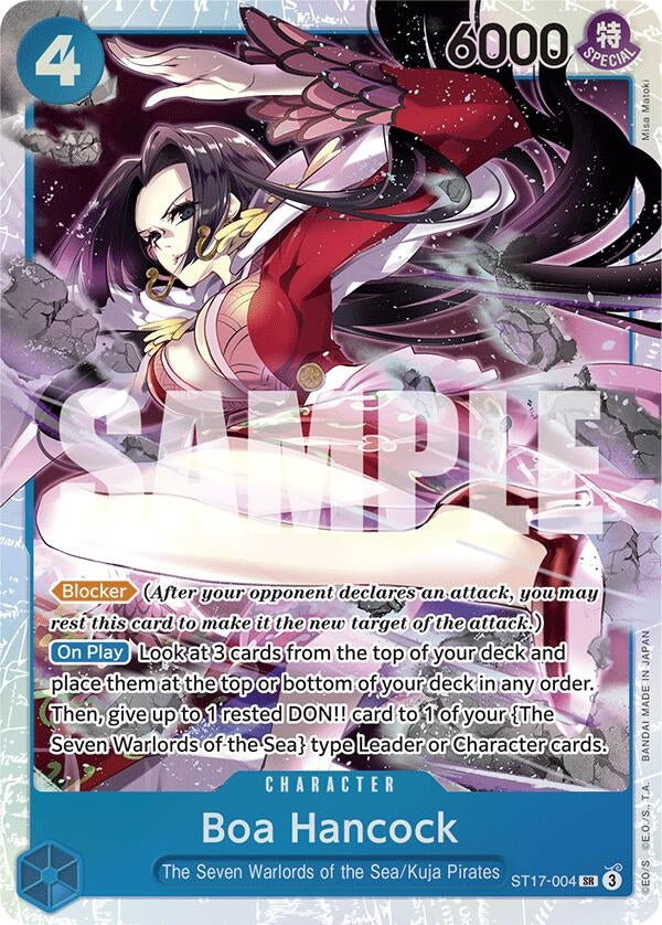 Image for Boa Hancock (Starter Deck 17: BLUE Donquixote Doflamingo) (ST17-004) - One Piece Card Game
