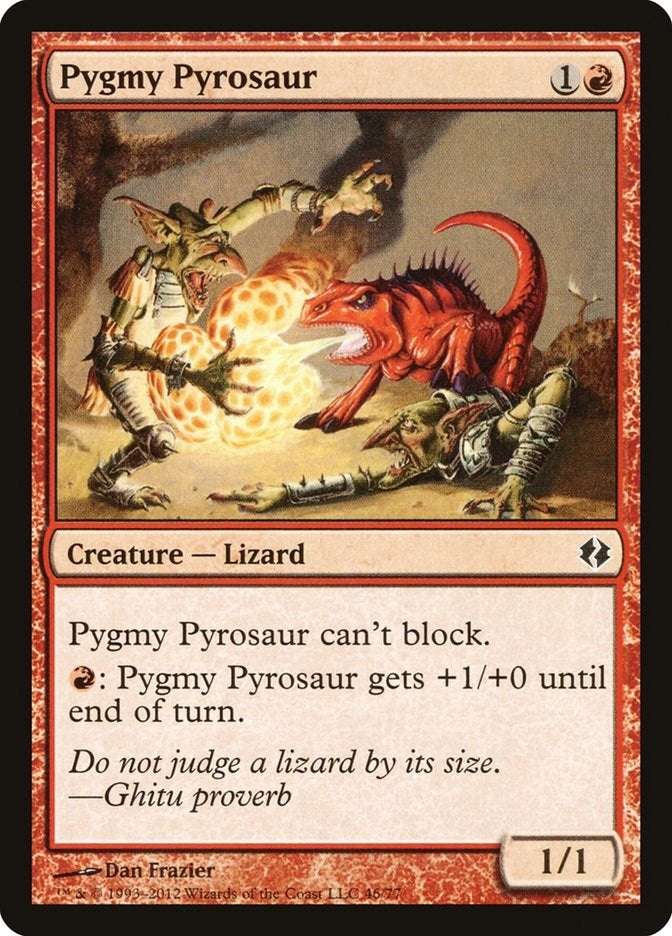 Image for Pygmy Pyrosaur (Duel Decks: Venser vs. Koth) (46) - Magic: The Gathering