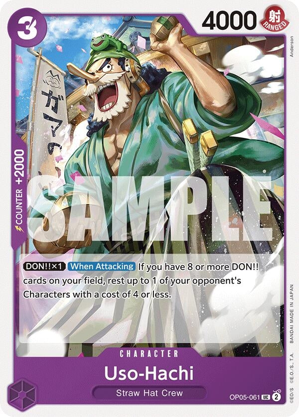 Image for Uso-Hachi (OP05-061) (Starter Deck 18: PURPLE Monkey.D.Luffy) (OP05-061) - One Piece Card Game