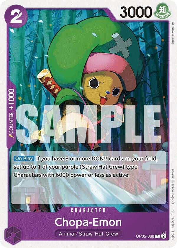 Image for Chopa-Emon (Starter Deck 18: PURPLE Monkey.D.Luffy) (OP05-068) - One Piece Card Game