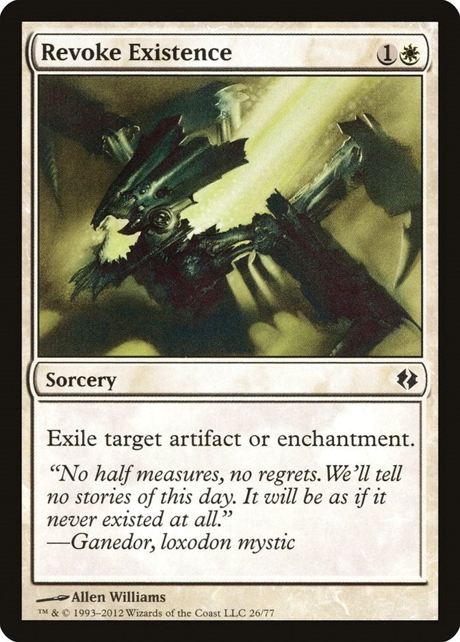 Image for Revoke Existence (Duel Decks: Venser vs. Koth) (26) - Magic: The Gathering