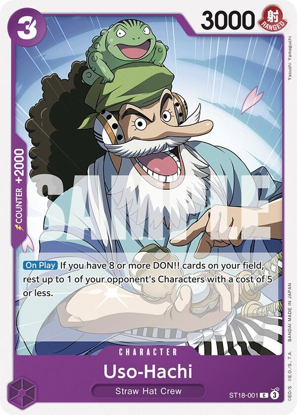 Image for Uso-Hachi (ST18-001) (Starter Deck 18: PURPLE Monkey.D.Luffy) (ST18-001) - One Piece Card Game