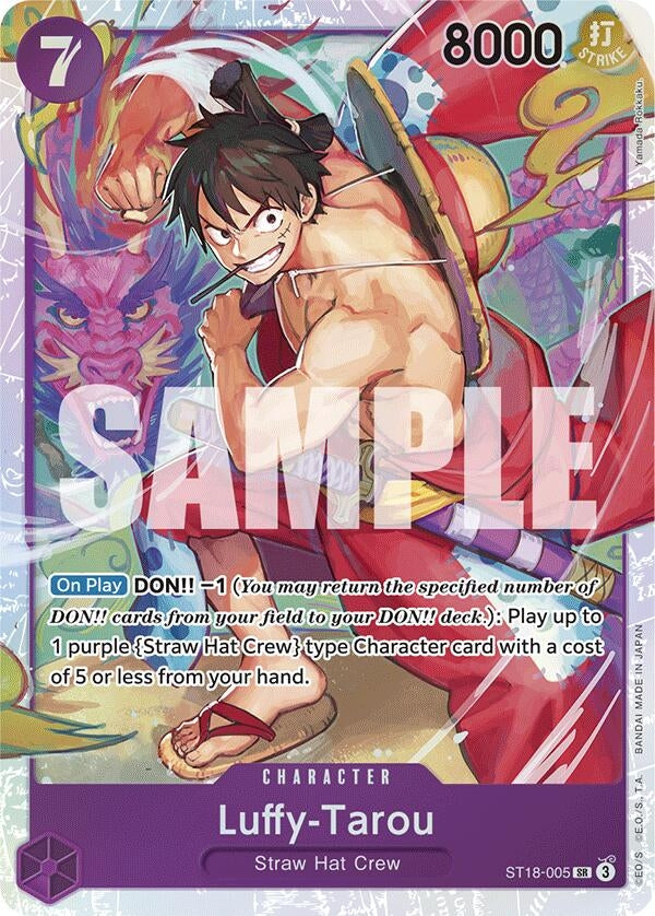 Image for Luffy-Tarou (Starter Deck 18: PURPLE Monkey.D.Luffy) (ST18-005) - One Piece Card Game
