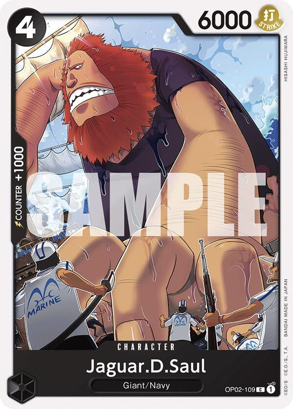 Image for Jaguar.D.Saul (Starter Deck 19: BLACK Smoker) (OP02-109) - One Piece Card Game