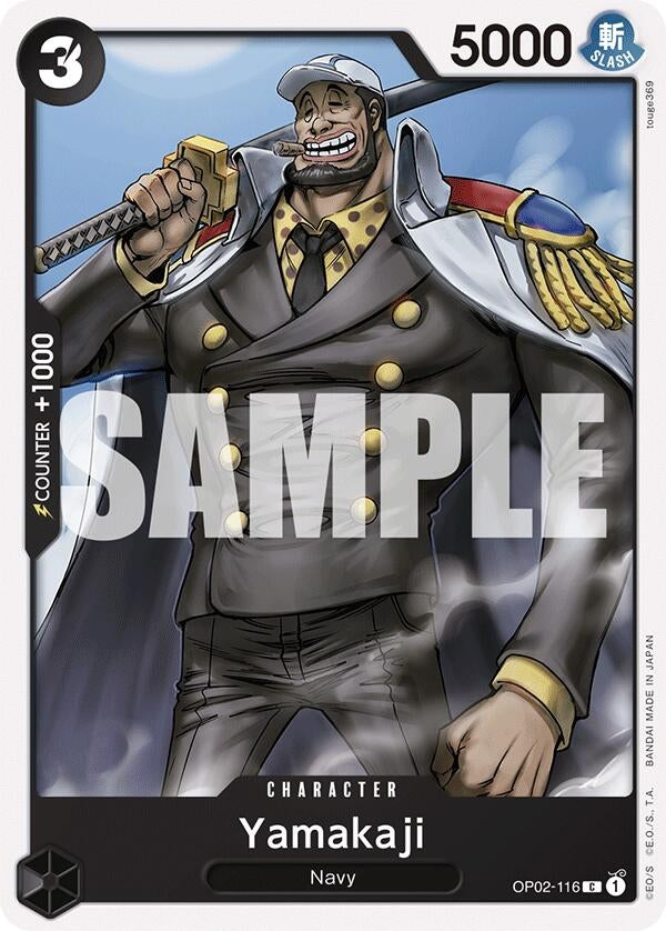 Image for Yamakaji (Starter Deck 19: BLACK Smoker) (OP02-116) - One Piece Card Game