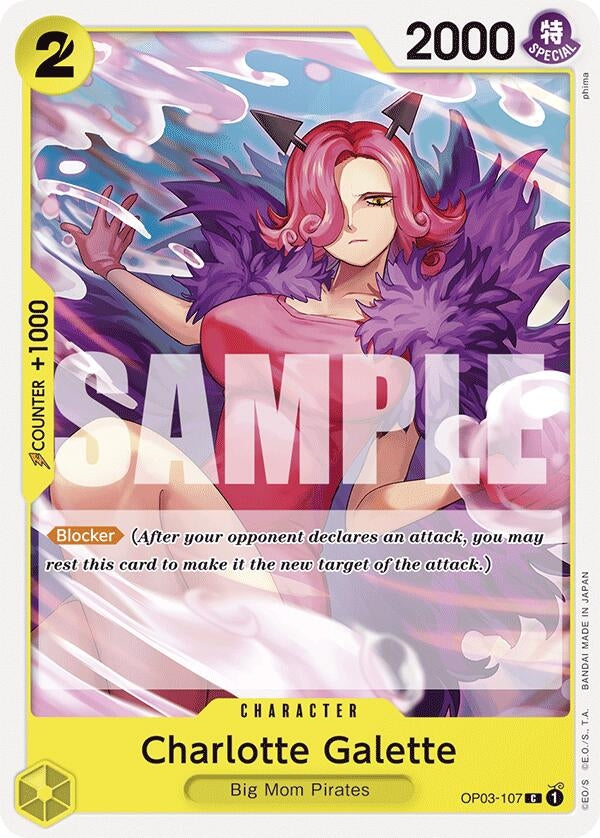Image for Charlotte Galette (Starter Deck 20: YELLOW Charlotte Katakuri) (OP03-107) - One Piece Card Game