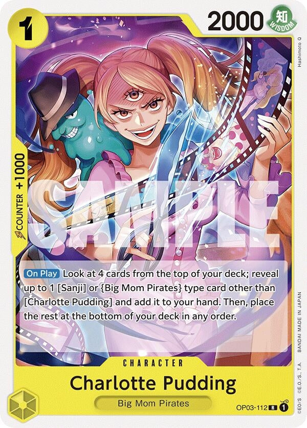 Image for Charlotte Pudding (OP03-112) (Starter Deck 20: YELLOW Charlotte Katakuri) (OP03-112) - One Piece Card Game