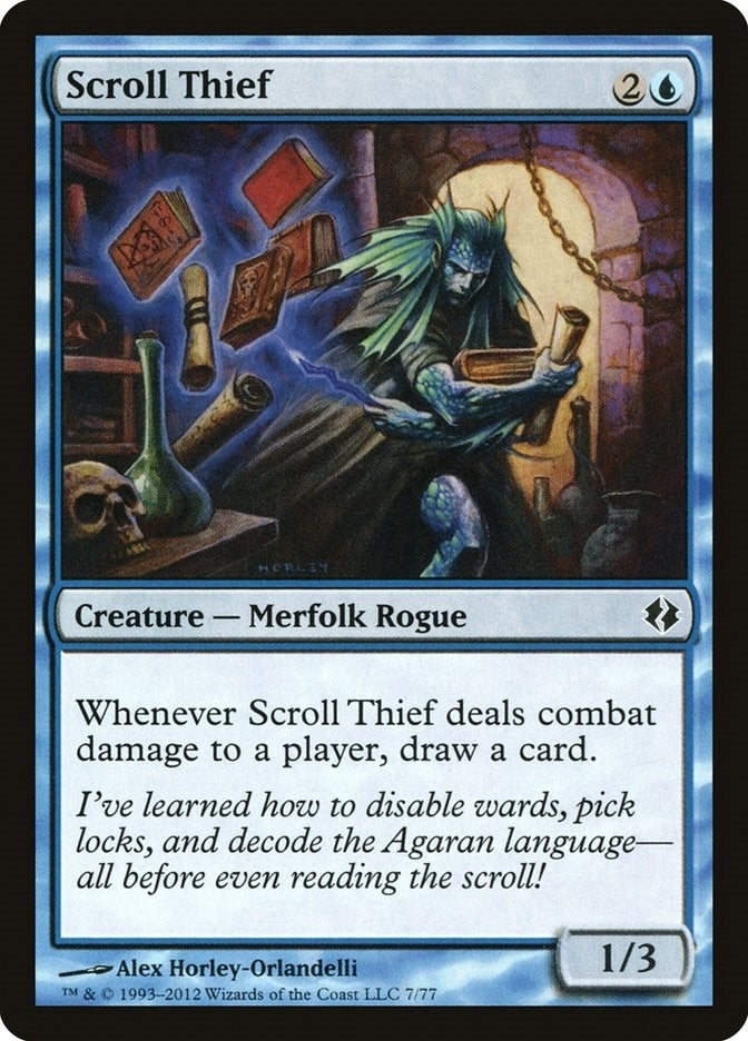 Image for Scroll Thief (Duel Decks: Venser vs. Koth) (7) - Magic: The Gathering