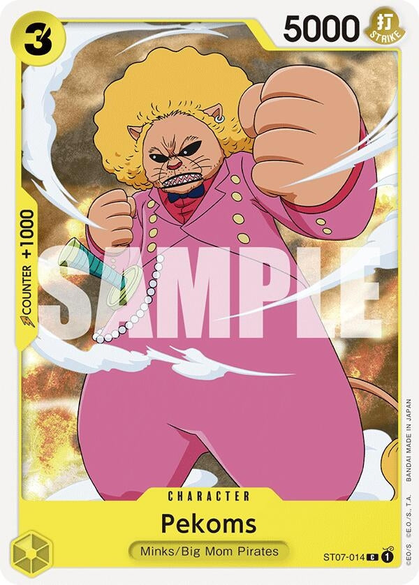 Image for Pekoms (Starter Deck 20: YELLOW Charlotte Katakuri) (7014) - One Piece Card Game