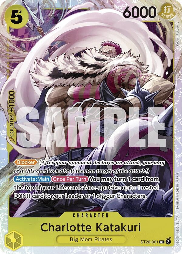 Image for Charlotte Katakuri (ST20-001) (Starter Deck 20: YELLOW Charlotte Katakuri) (ST20-001) - One Piece Card Game