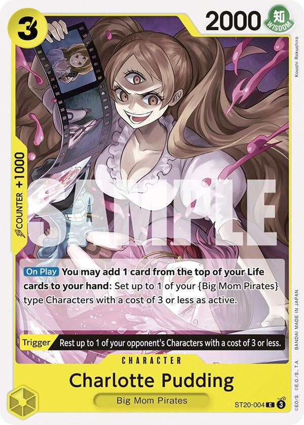 Image for Charlotte Pudding (ST20-004) (Starter Deck 20: YELLOW Charlotte Katakuri) (ST20-004) - One Piece Card Game
