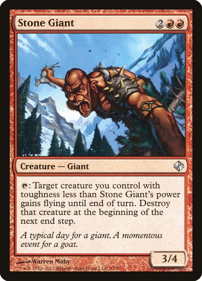 Image for Stone Giant (Duel Decks: Venser vs. Koth) (55) - Magic: The Gathering