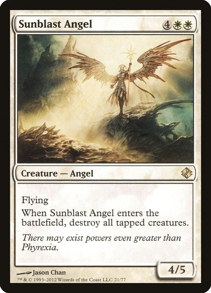Image for Sunblast Angel (Duel Decks: Venser vs. Koth) (21) - Magic: The Gathering