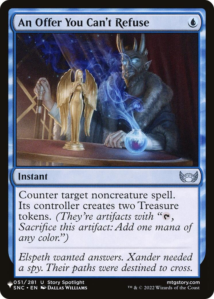 Image for An Offer You Can't Refuse (The List Reprints) (051/281) - Magic: The Gathering