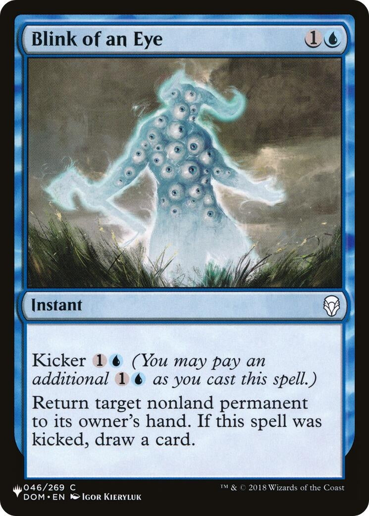 Image for Blink of an Eye (The List Reprints) (046/269) - Magic: The Gathering