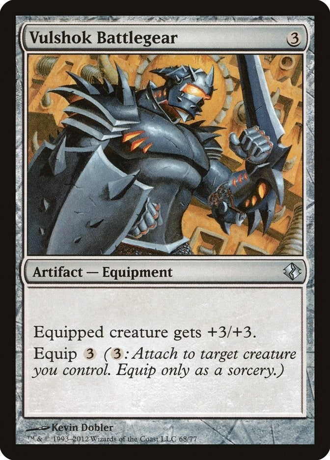 Image for Vulshok Battlegear (Duel Decks: Venser vs. Koth) (68) - Magic: The Gathering