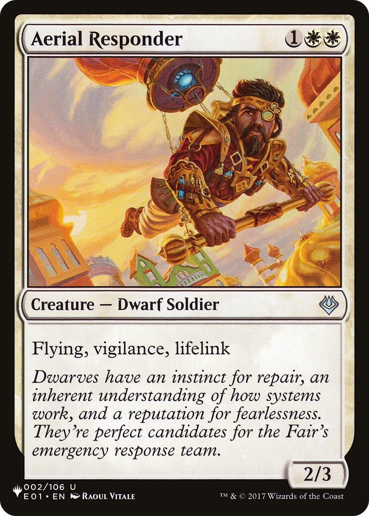 Image for Aerial Responder (The List Reprints) (002/106) - Magic: The Gathering
