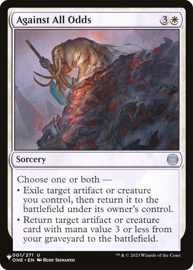Image for Against All Odds (The List Reprints) (001/271) - Magic: The Gathering