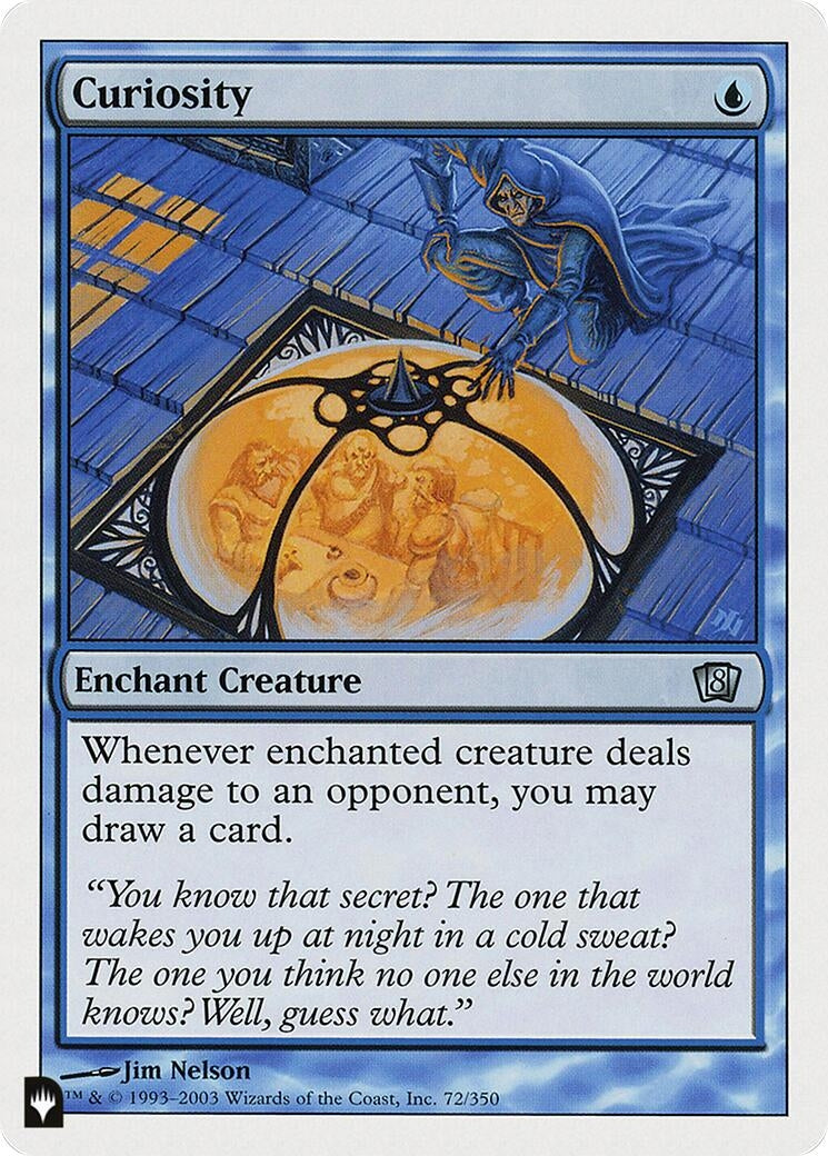 Image for Curiosity (8ED) (The List Reprints) (72/350) - Magic: The Gathering