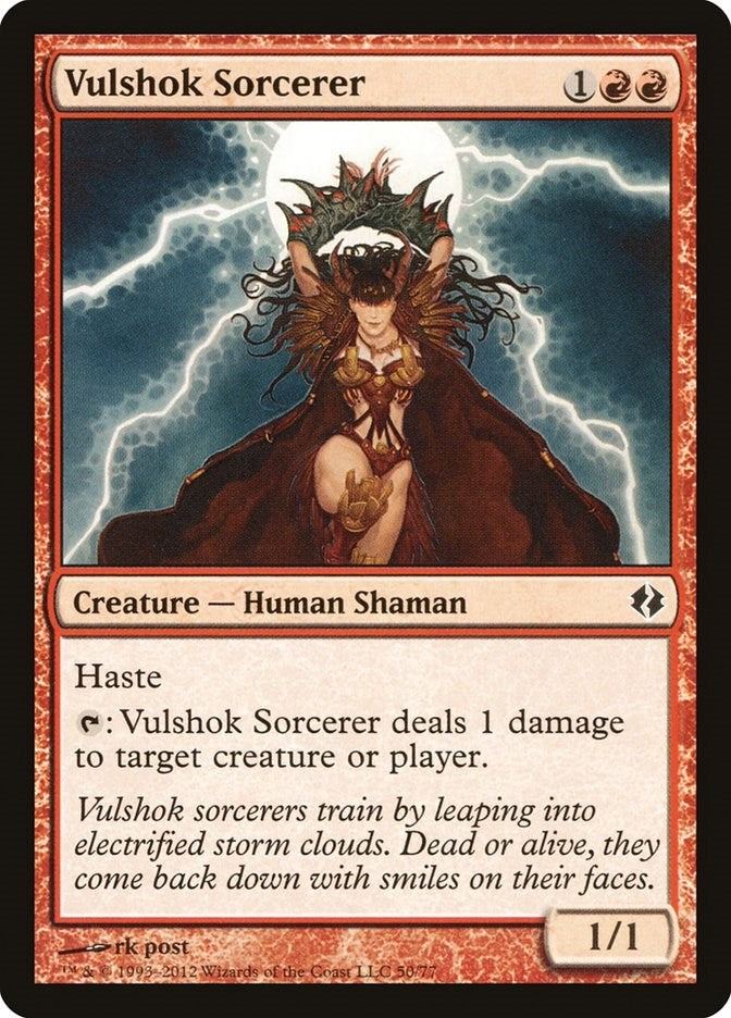 Image for Vulshok Sorcerer (Duel Decks: Venser vs. Koth) (50) - Magic: The Gathering