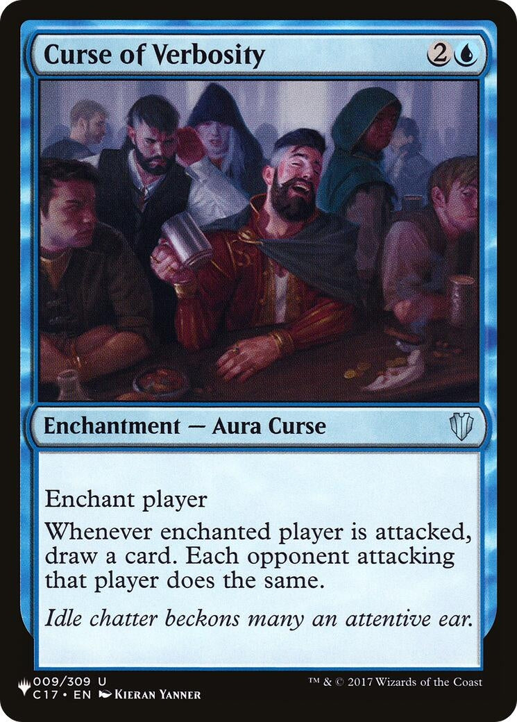 Image for Curse of Verbosity (The List Reprints) (009/309) - Magic: The Gathering