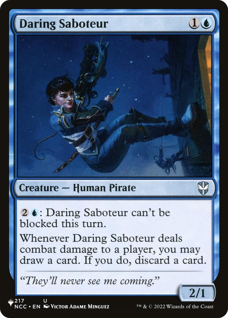 Image for Daring Saboteur (The List Reprints) (217/093) - Magic: The Gathering