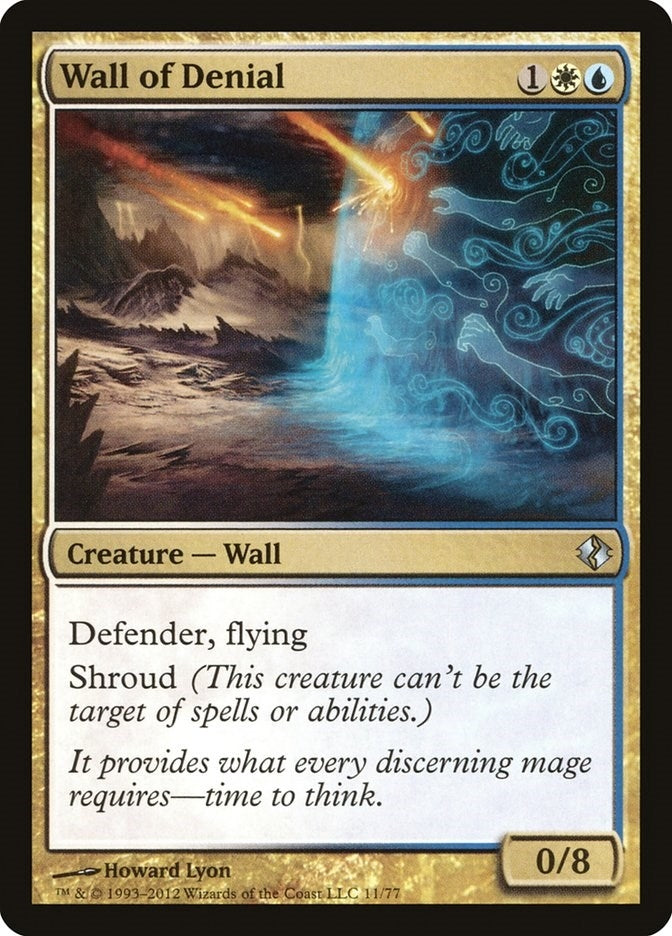 Image for Wall of Denial (Duel Decks: Venser vs. Koth) (11) - Magic: The Gathering