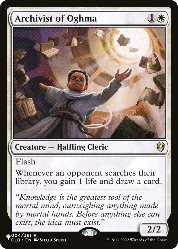 Image for Archivist of Oghma (The List Reprints) (004/361) - Magic: The Gathering