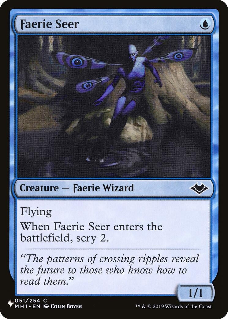 Image for Faerie Seer (The List Reprints) (051/254) - Magic: The Gathering