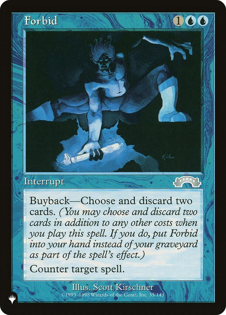 Image for Forbid (The List Reprints) (35/143) - Magic: The Gathering