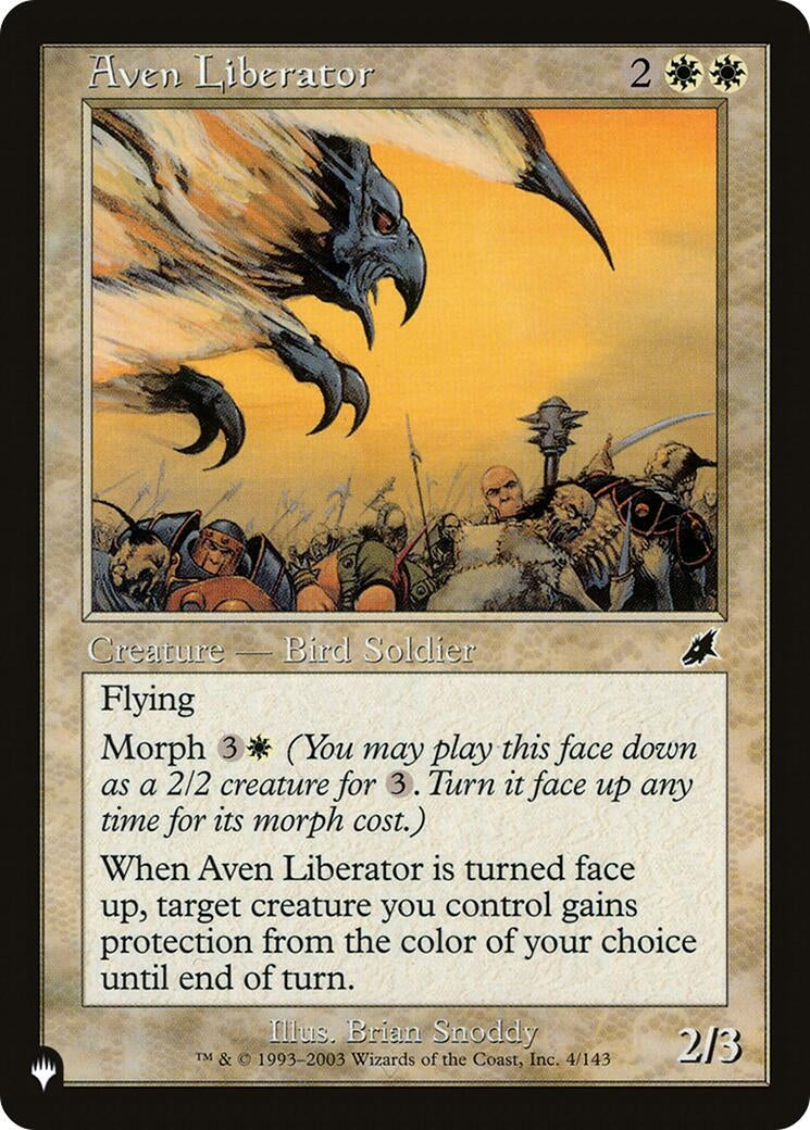 Image for Aven Liberator (The List Reprints) (4/143) - Magic: The Gathering