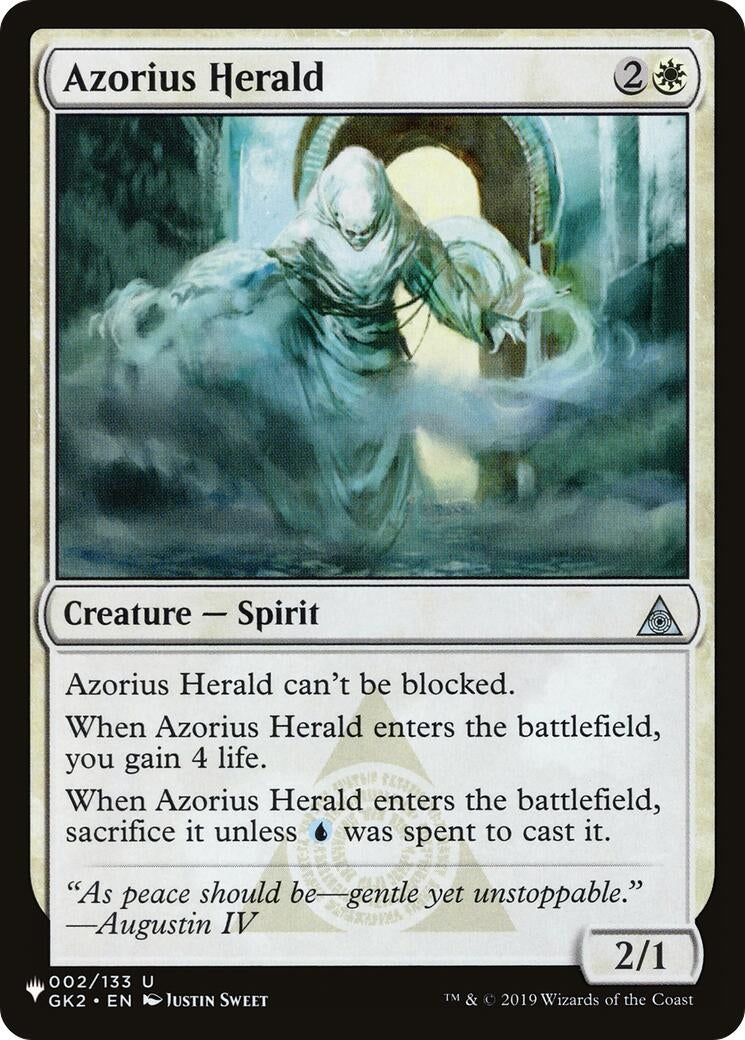 Image for Azorius Herald (The List Reprints) (002/133) - Magic: The Gathering