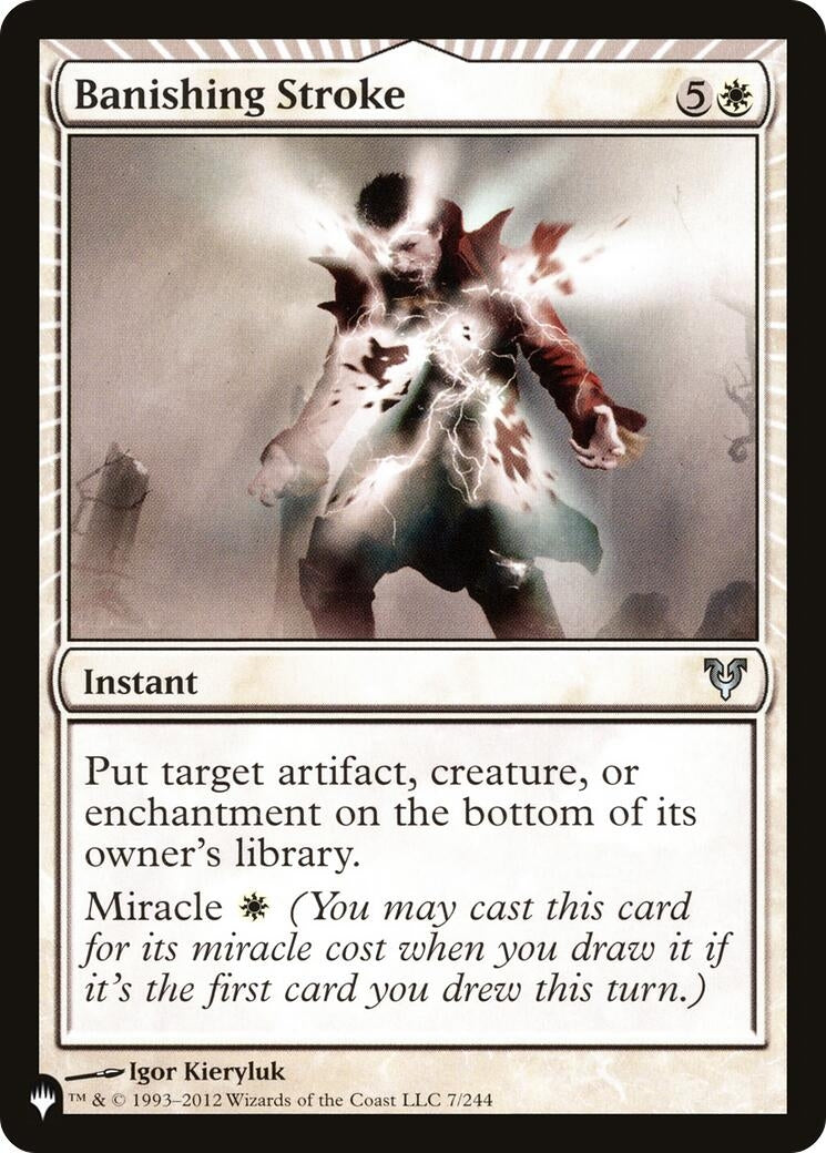 Image for Banishing Stroke (The List Reprints) (7/244) - Magic: The Gathering
