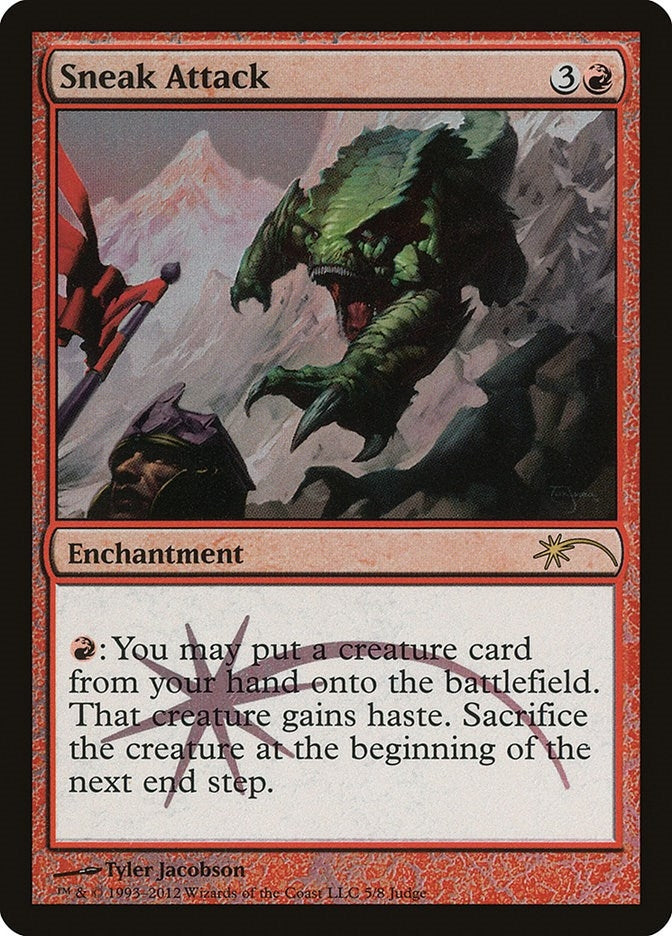 Image for Sneak Attack (Judge Promos) (5) - Magic: The Gathering